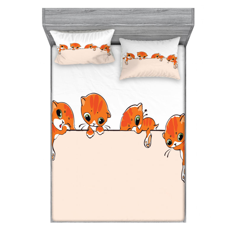 Microfiber Sheet Set, Full Sheet Set with Fitted Sheet