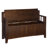 Glenn 50” Slat Back Hidden Storage Wood Bench with Flip Top Seat-1995238761