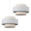 Kofel 2-Light Unique Tiered Lamp Shade-1885188155-1885188152