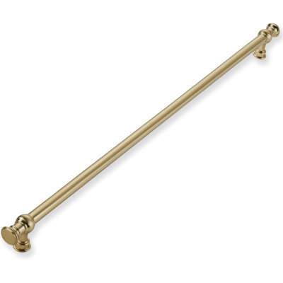 1-Pack  Hole Center Appliance Pulls Brushed Brass Cabinet Pulls Solid Heavy Duty Kitchen Cabinet Hardware For Cupboard Drawer Pulls Cabinet Handle