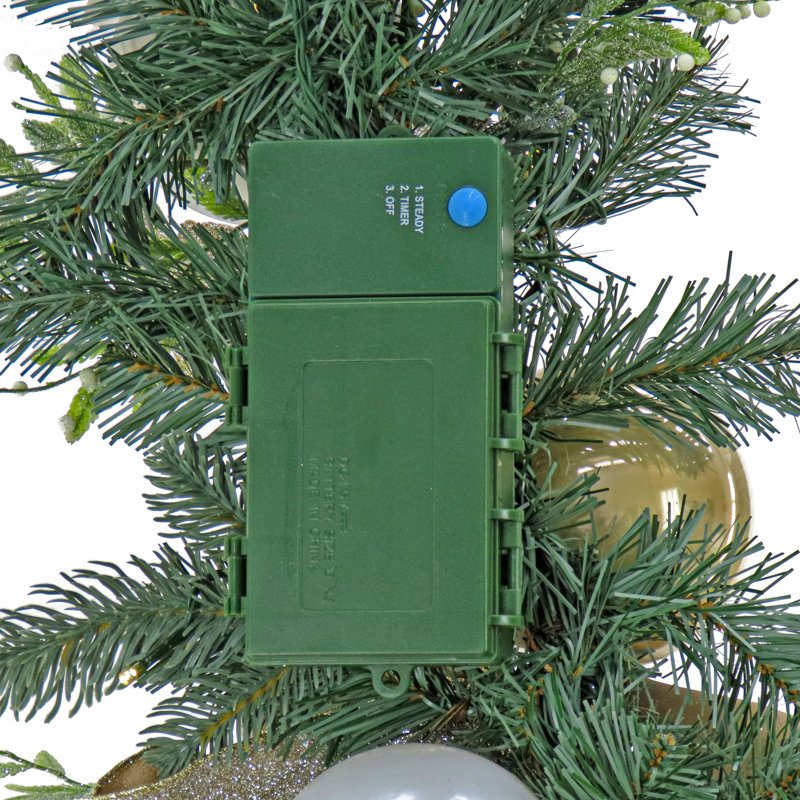 Guirlande 9 pi avec lumières DEL Yuletide Glam