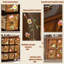 Buffet en bois manufacturé brun foncé foncé
