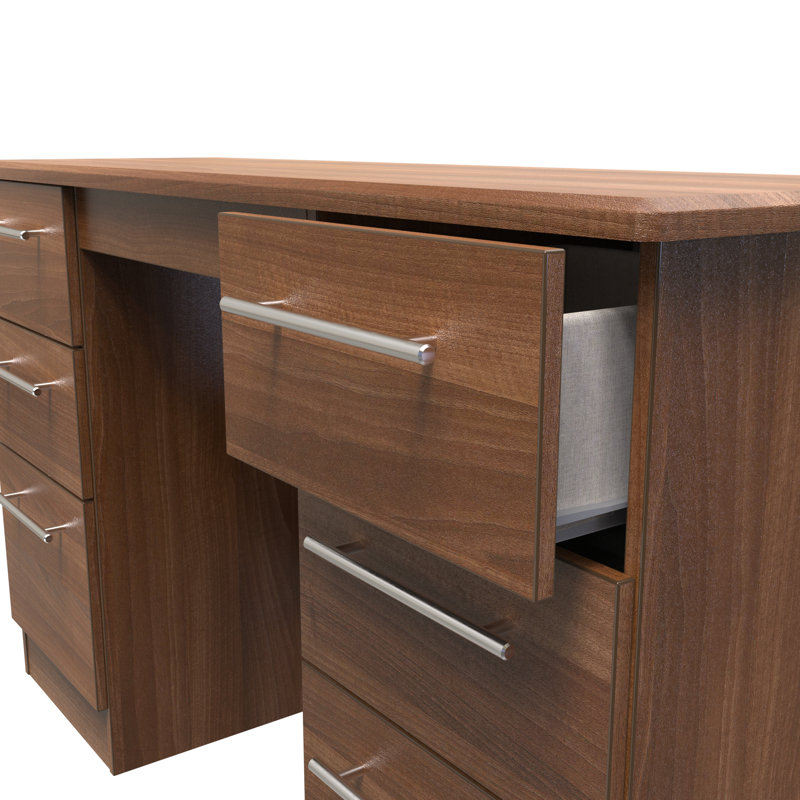Fully Assembled Lyndale Dressing Table, Walnut