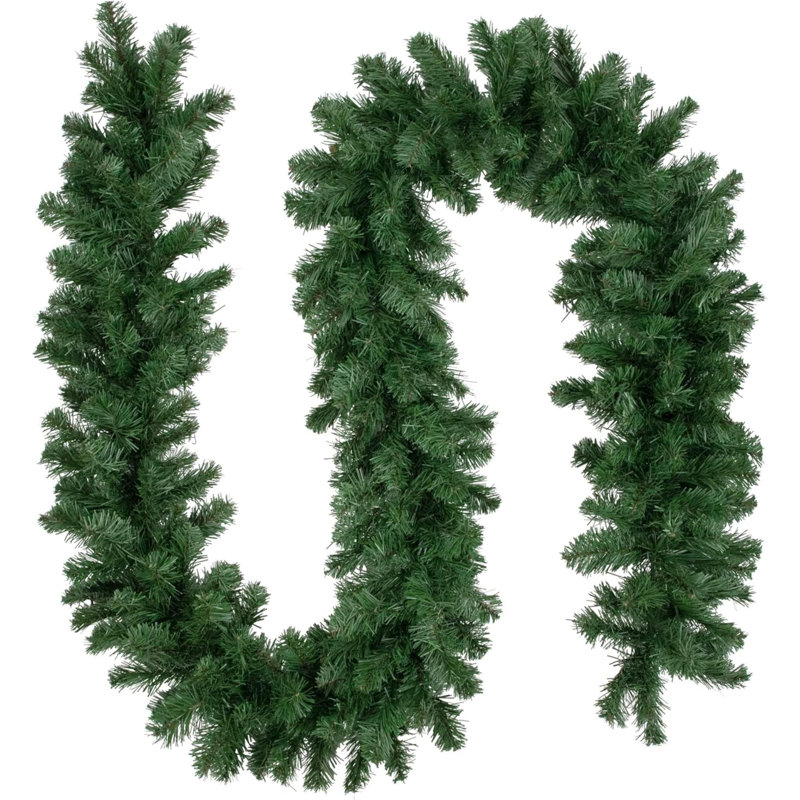 Guirlande de Noël artificielle épinette Colorado, 9 pi x 10 po, vert