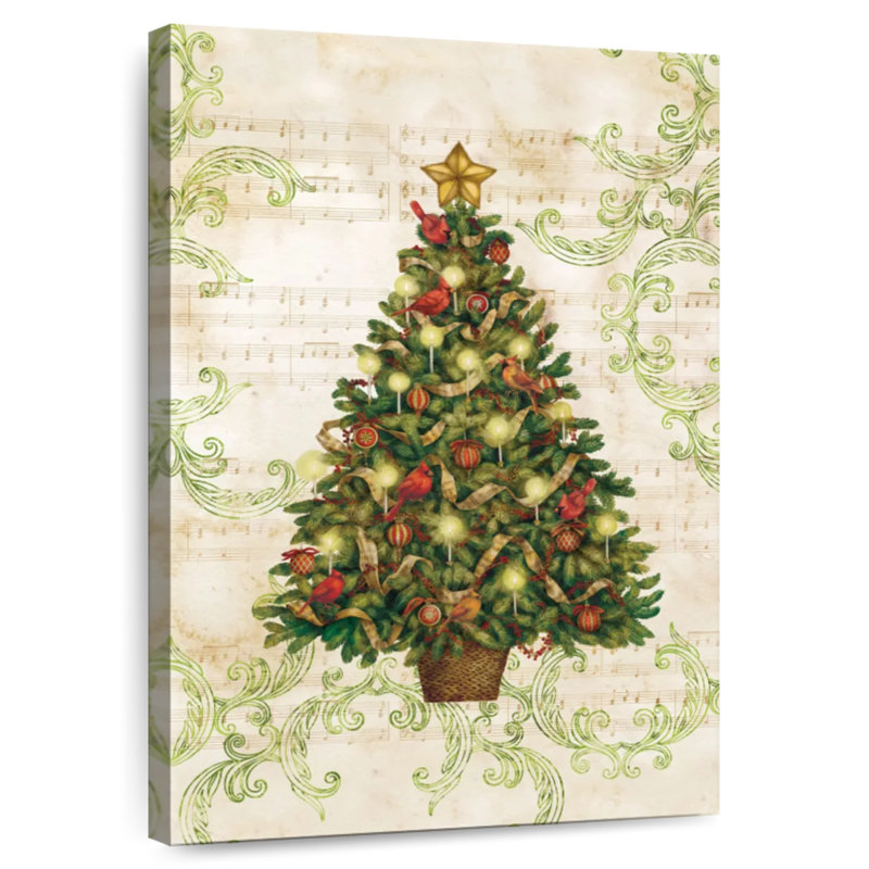 Lelend Christmas Past Tree, 51" H x 34" W