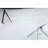 Rectangular Tempered Glass Dining Table with Iron Frame (59.06")