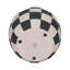 Sagebrook Home 8" Checkerboard Rounded Planter, Black/White-1671425975