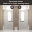 Tempered Glass Pivot Shower Door-127317823