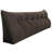 Sit-up Back Comfort Velvet Headboard Wedge Reading Pillow Triangular Backrest Back Support-56420204-56420207