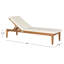 Chaise longue d'extérieur en acacia Ruark-824726502