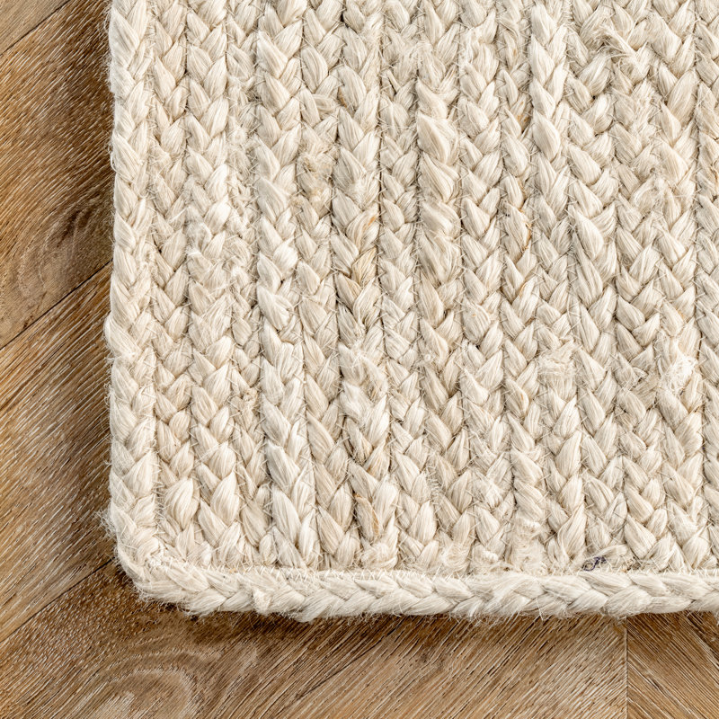 Cruise Natural Jute Area Rug, Oval 3' x 5'