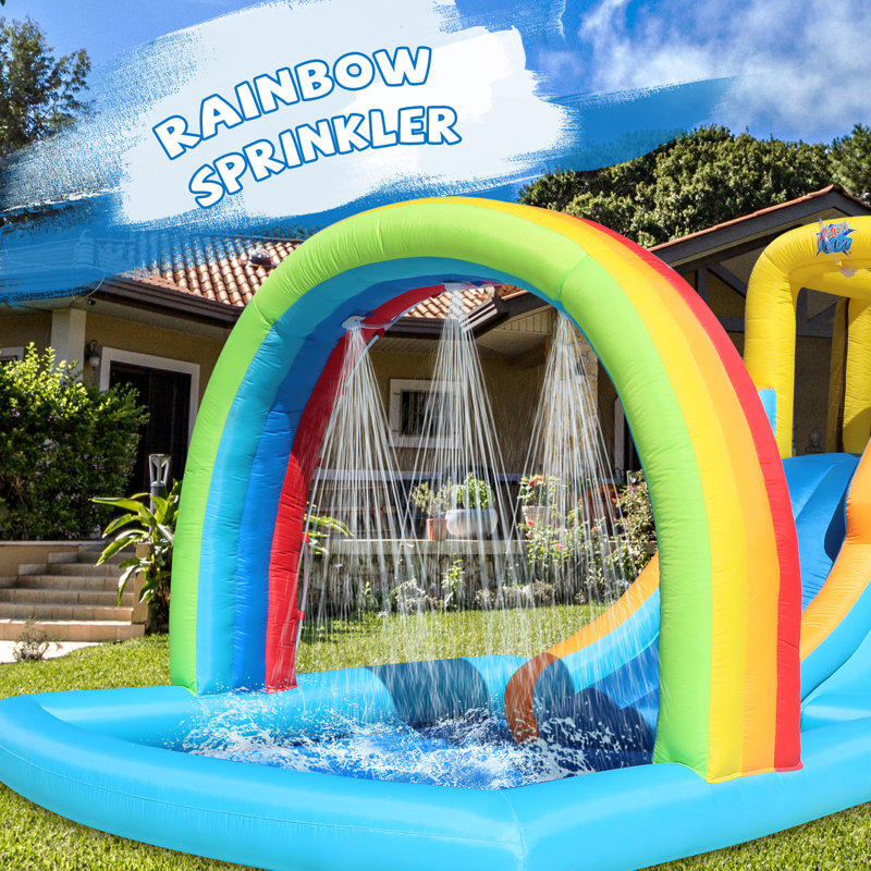 Piscine de glissade d'eau Rainbow