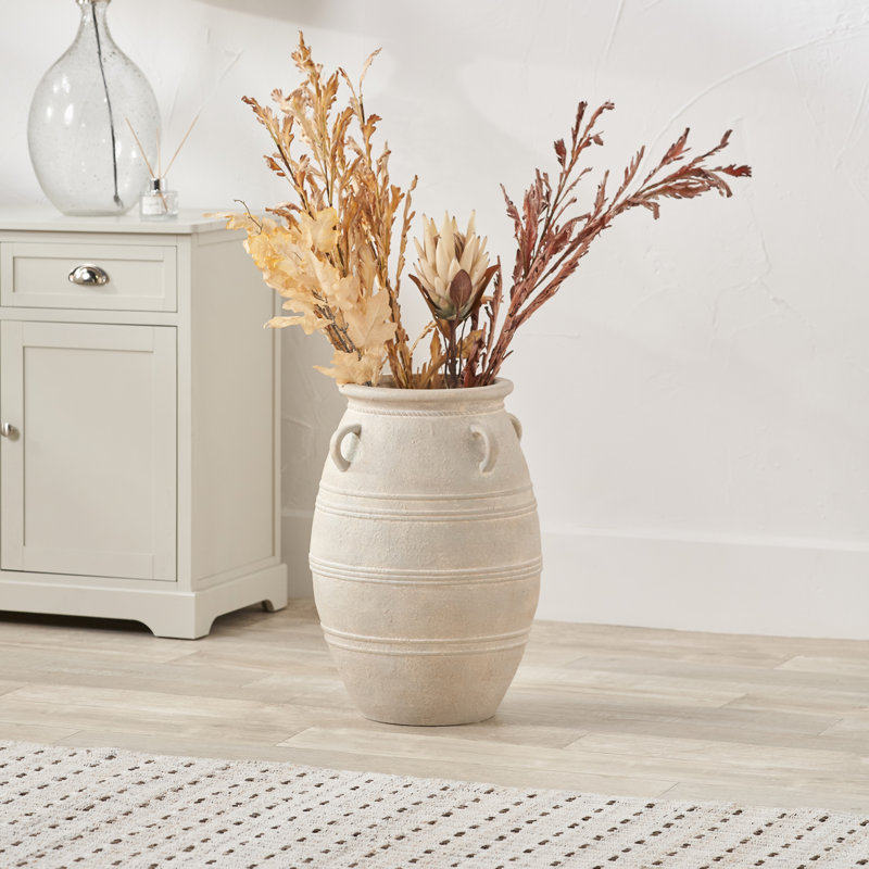 Fiberstone Floor Vase, 55cm H x 37cm W x 37cm D