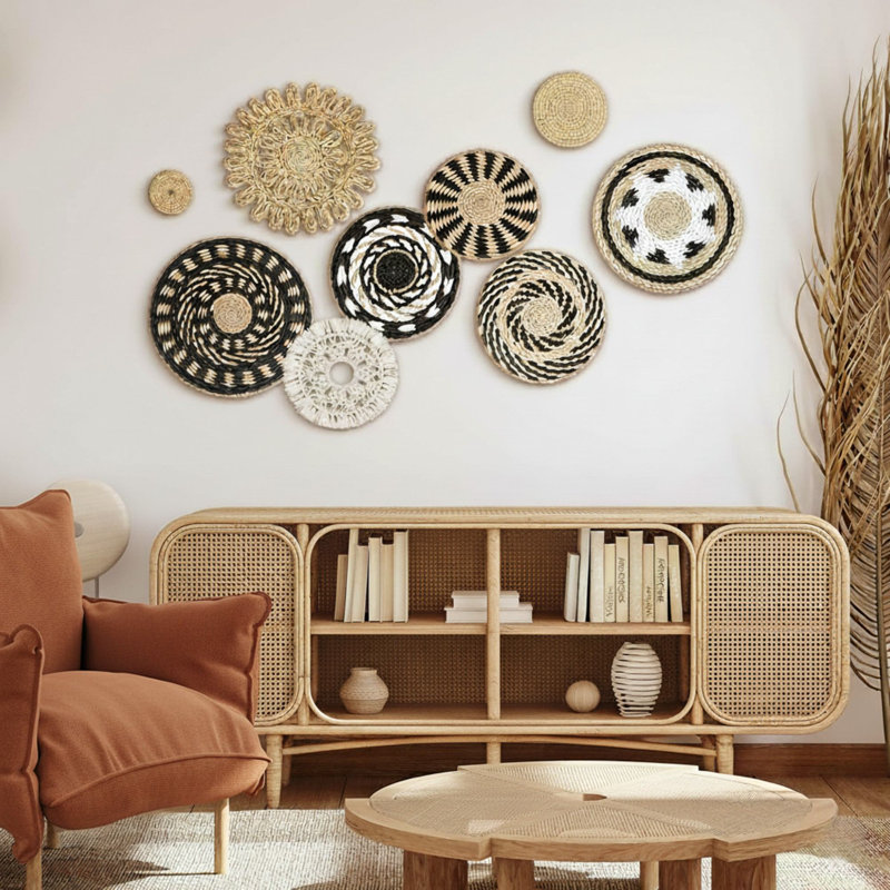 Ensemble de paniers muraux Boho
