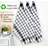 Cotton Plaid Jacquard Dish Cloth Kitchen Towel-1433425582