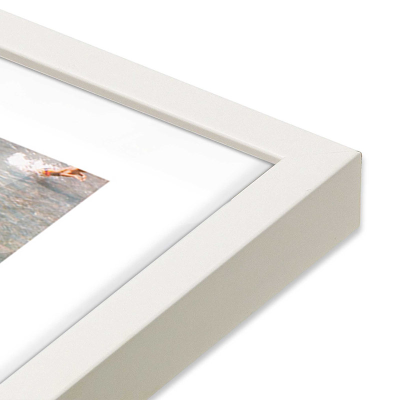Refreshing Ripples Rolled Print, No Frame, Opaque White Single Picture Framed, 25" H x 37" W x 1.25" D