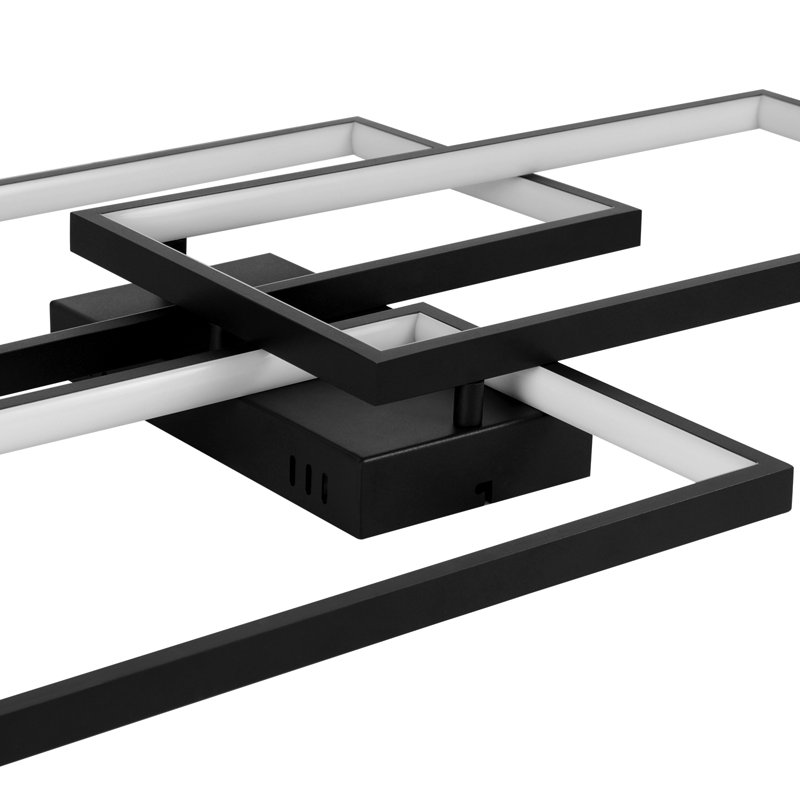 Coben LED Flush Mount, Black