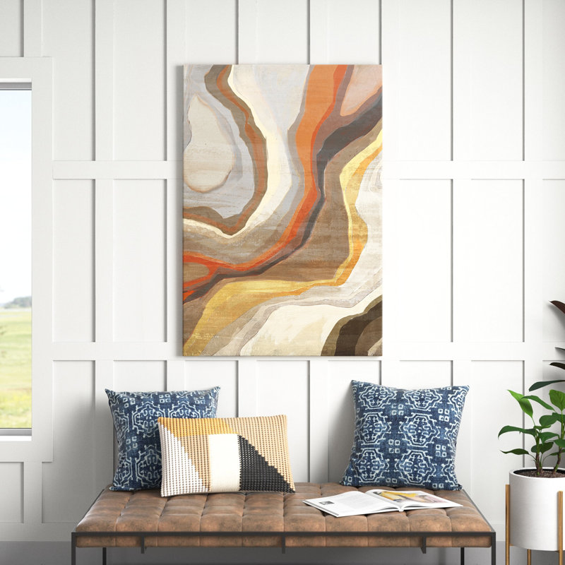 Metamorphic Rock - reproduction sur toile, H 18 po x l 12 po, Toile tendue, Sans cadre