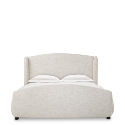 Mellory Upholstered Wingback Bed