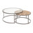 Orkney Glass Top Nesting Coffee Table