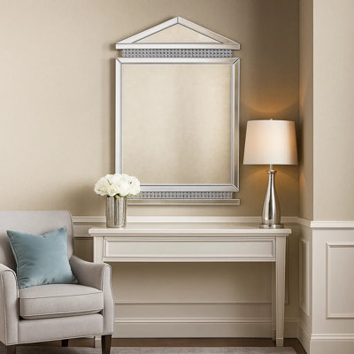 Miroir contemporain biseauté
