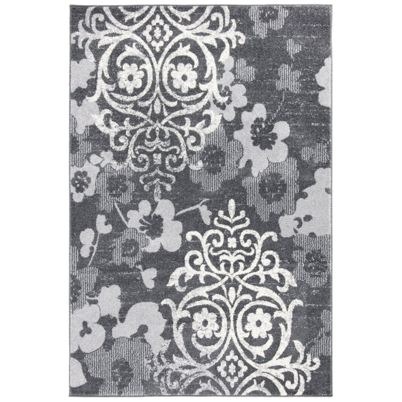 Adja Performance Floral Rug, Rectangle 8' x 10'