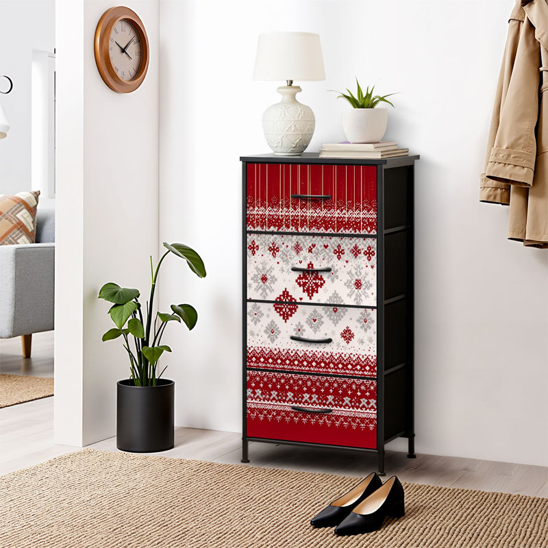 red and white dresser Say Yes to a Retro Dresser!