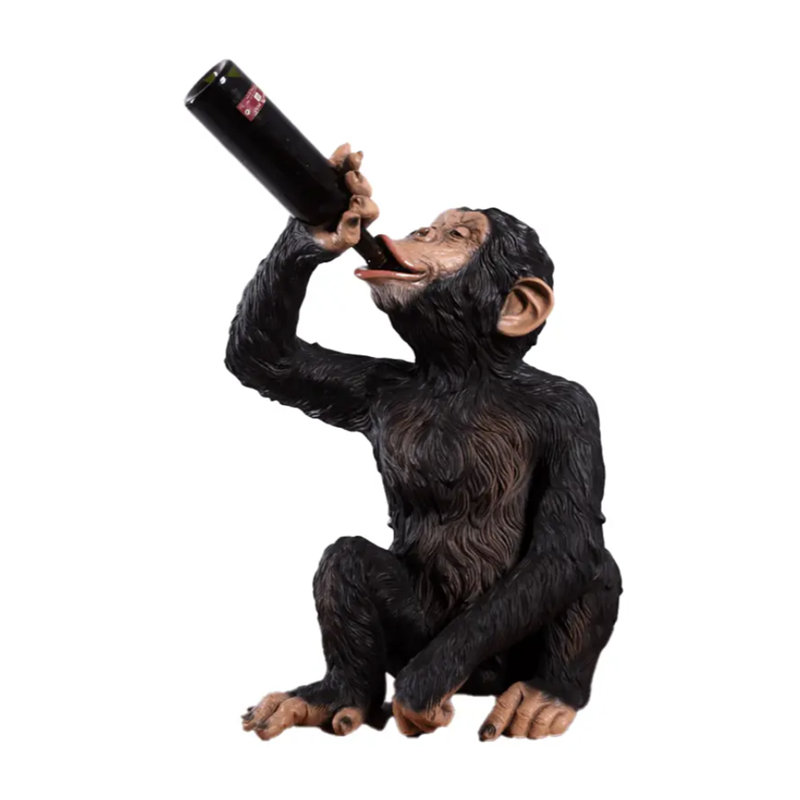 Statue boozy chimpanzé