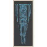 Macrame On Gray 3 Print