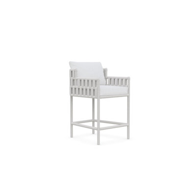 Santa Cruz Counter Stool + Polar Cushion