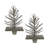 2 Vintage Tree Inspired Stocking Hooks