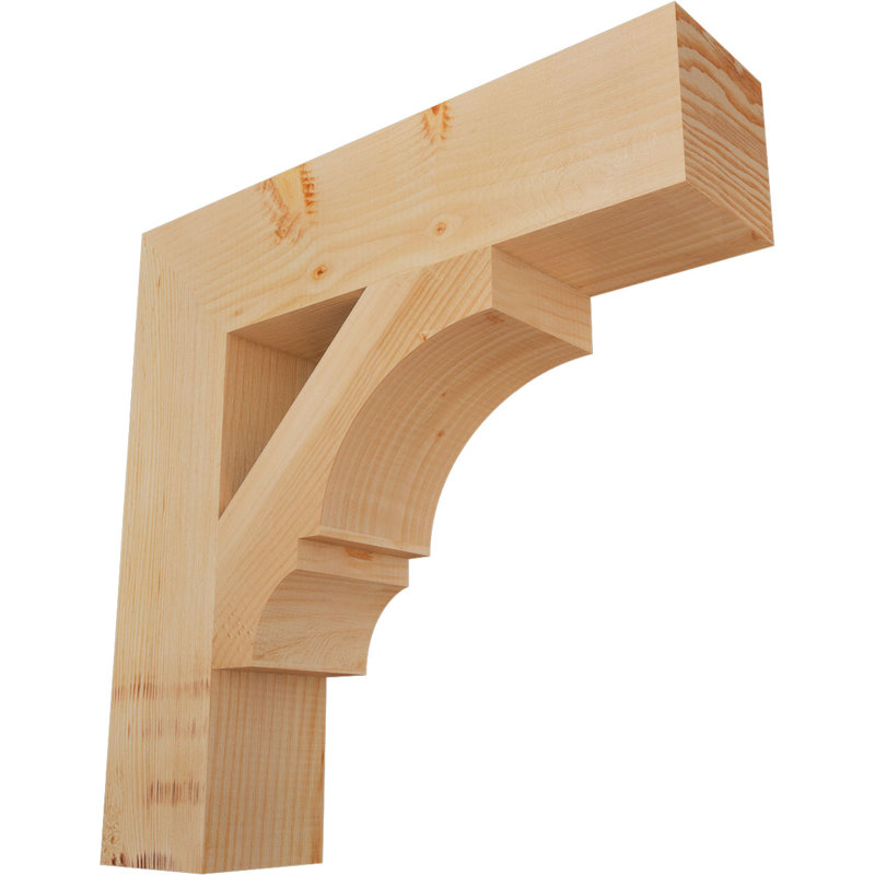 Support de bloc Balboa, Sapin de Douglas lisse, L 5 1/2 po x P 24 po x H 24 po