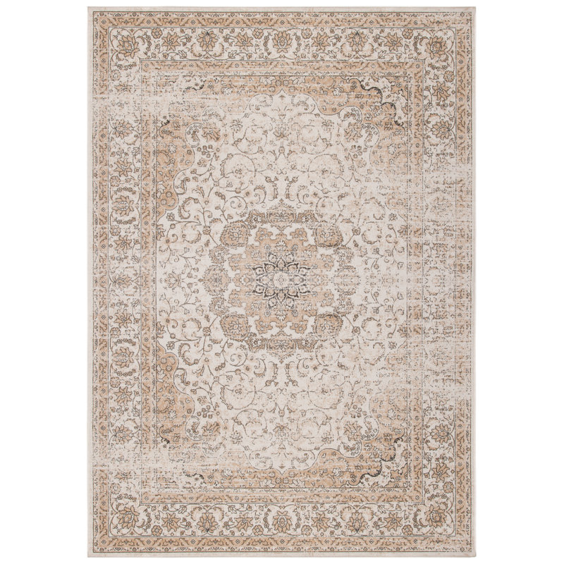 Finkle Oriental Viscose Area Rug, Rectangle 183 x 274cm