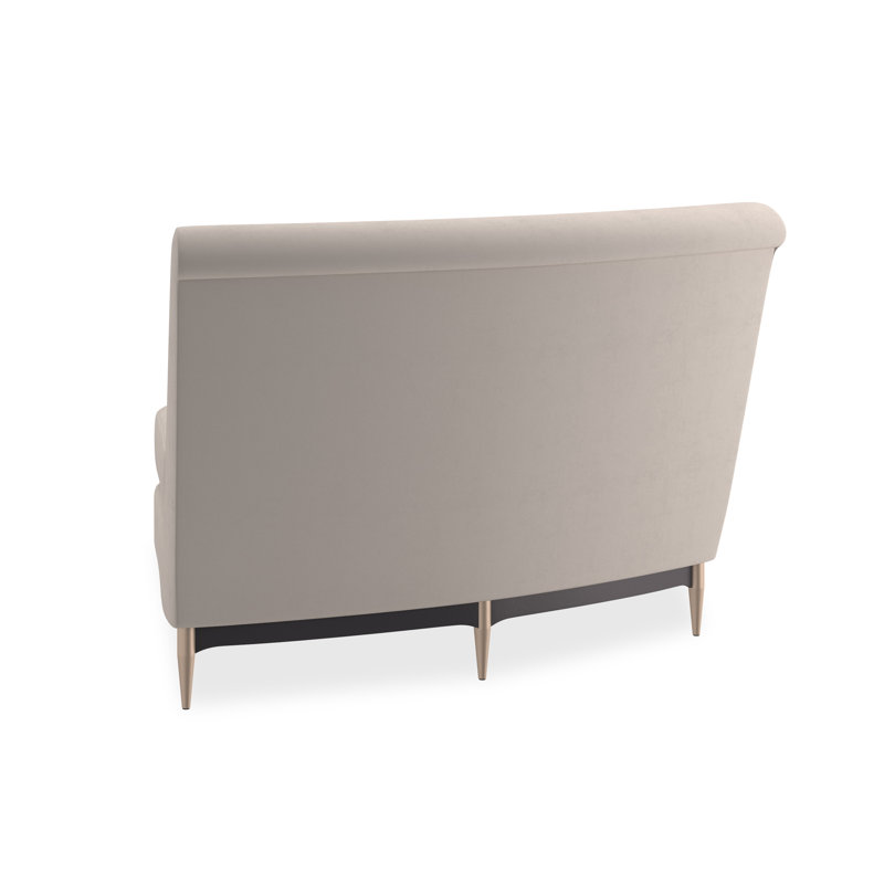 Three's Company Chair, Gray Velvet