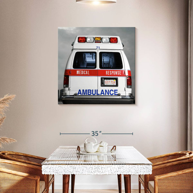Mehar Medical Response Ambulance, 36" H x 36" W