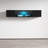 Balroop 63" Floating Shelf with 16-Color LED Lighting, High Gloss Finish-279567248