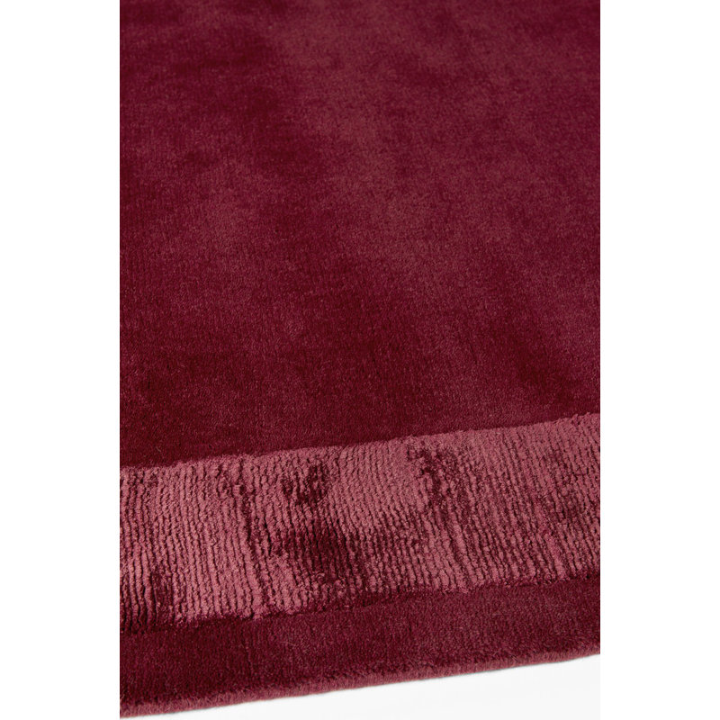 Farrow & Ball Silk Border Keepers Red Area Rug, Rectangle 12' x 18'