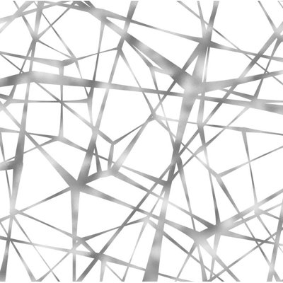 Web Geometric Peel & Stick Wallpaper Roll by Jamie Graney