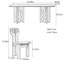 Ensembles de table de salle à manger robustes et confortables.-106572083