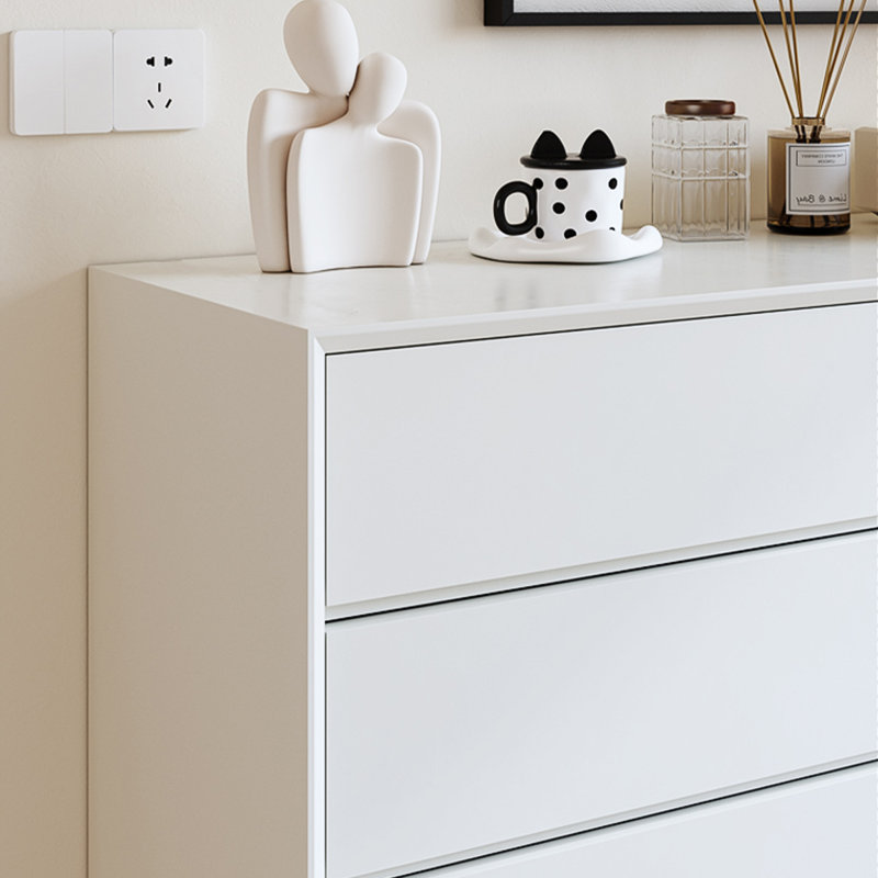 Armoire à 47 tiroirs 47,24 po en bois massif blanc
