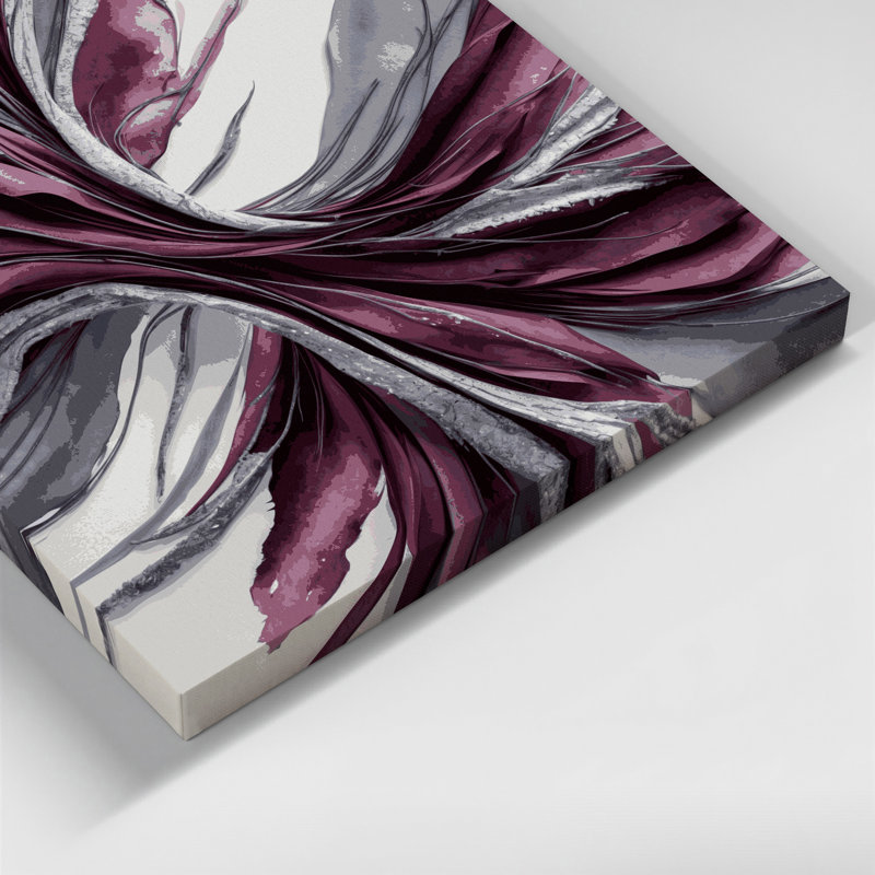 Aquarelle abstraite 94, art mural sur toile brune