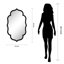 Miroir mural Dellie
