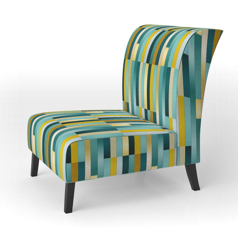 Fauteuil de chambre Serene Green Stripes