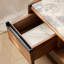 Tabouret à langer en noyer-100093577