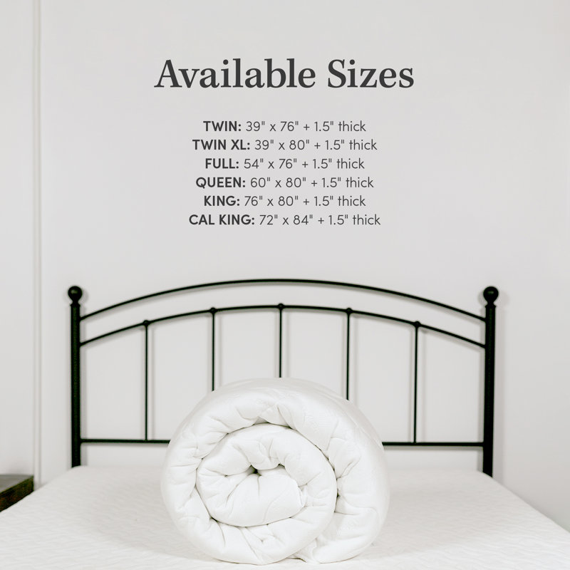 Joe 1.5'' Mattress Pad, California King