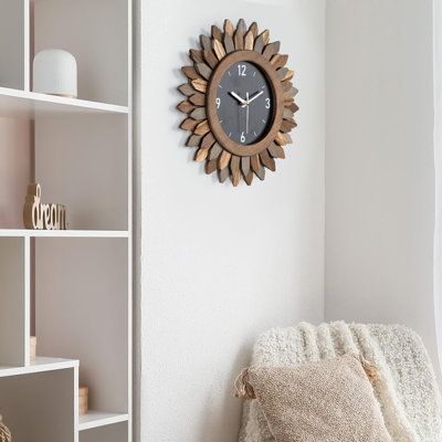 Horloge murale rustique