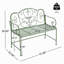 Banc de jardin extérieur - vert