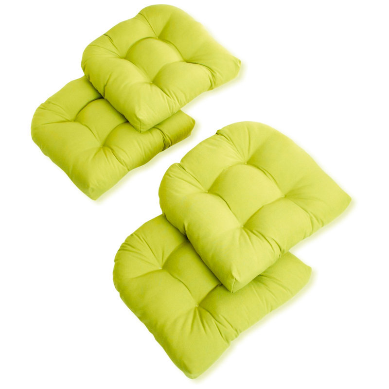 Outdoor 5'' Seat Cushion, Mojito Lime