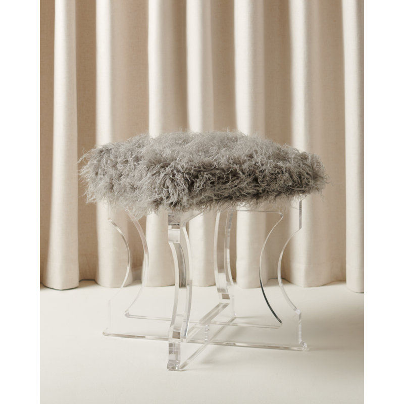 Delfina Plastic Accent Stool