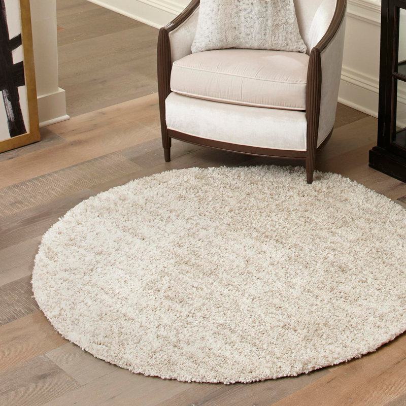 Mitzy Abstract Indoor Rug, Round 5'